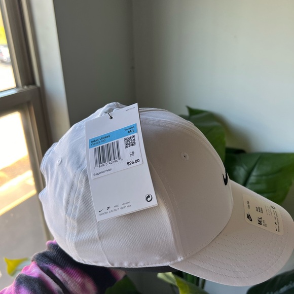 NWT Nike Dri Fit Club Cap Hat White M/L Adult Unisex - Picture 6 of 9